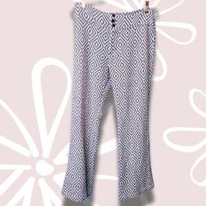 32.$15-XL(15/16)-LADY WRANGLER VINTAGE Flare Pants Purple/White